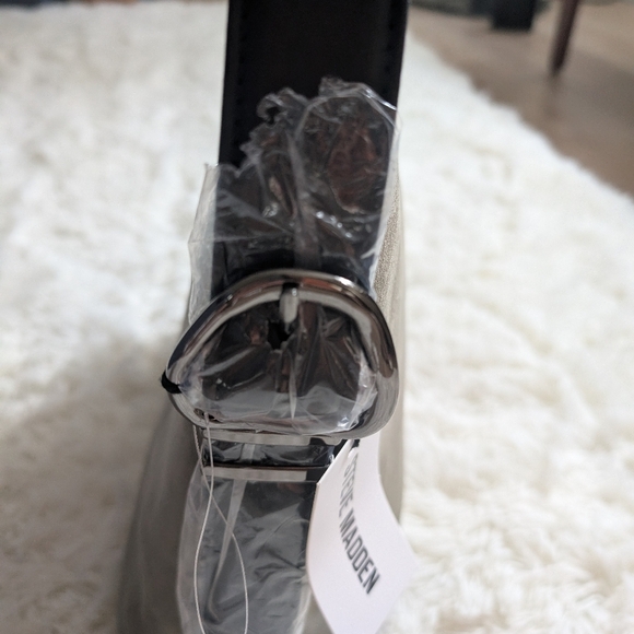 Steve Madden Tote Bag - Bag Velvet Fabri Dark Olive Green - Picture 6 of 10